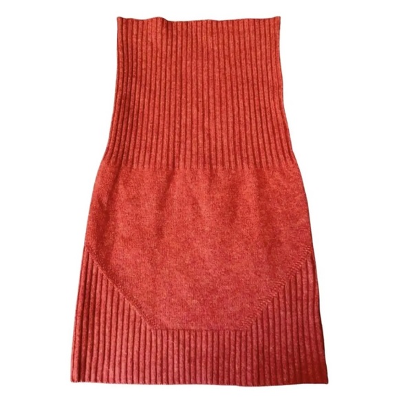 MARISSA WEBB JESSE MINI SKIRT IN PAPRIKA WOOL/CASHMERE BLEND XS - Picture 2 of 9
